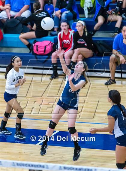Thumbnail 1 in Berkeley Prep vs. Academy of Holy Names (Berkeley JV Tournament) photogallery.