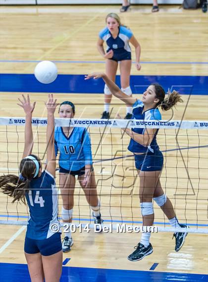 Thumbnail 1 in Berkeley Prep vs. Academy of Holy Names (Berkeley JV Tournament) photogallery.