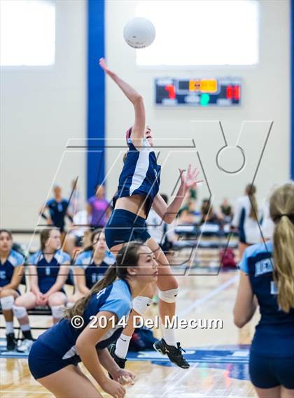 Thumbnail 1 in Berkeley Prep vs. Academy of Holy Names (Berkeley JV Tournament) photogallery.