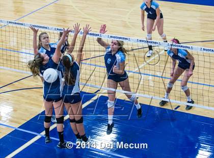Thumbnail 3 in Berkeley Prep vs. Academy of Holy Names (Berkeley JV Tournament) photogallery.