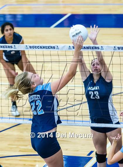 Thumbnail 1 in Berkeley Prep vs. Academy of Holy Names (Berkeley JV Tournament) photogallery.