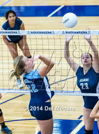 Thumbnail 3 in Berkeley Prep vs. Academy of Holy Names (Berkeley JV Tournament) photogallery.