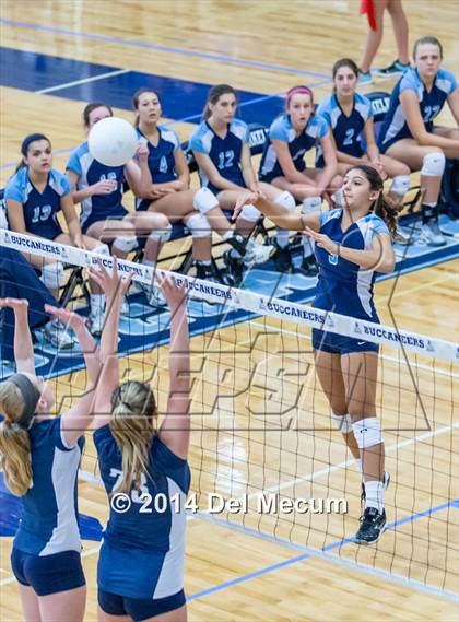 Thumbnail 3 in Berkeley Prep vs. Academy of Holy Names (Berkeley JV Tournament) photogallery.