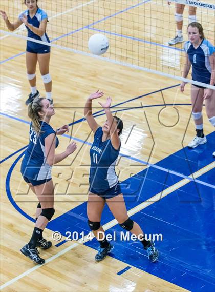 Thumbnail 2 in Berkeley Prep vs. Academy of Holy Names (Berkeley JV Tournament) photogallery.