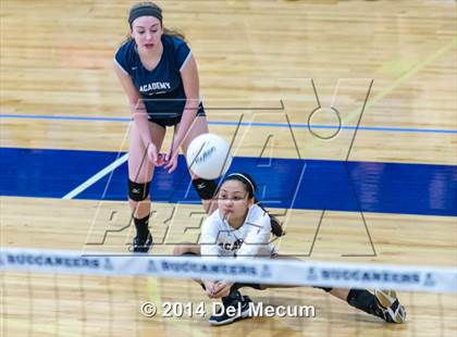 Thumbnail 2 in Berkeley Prep vs. Academy of Holy Names (Berkeley JV Tournament) photogallery.