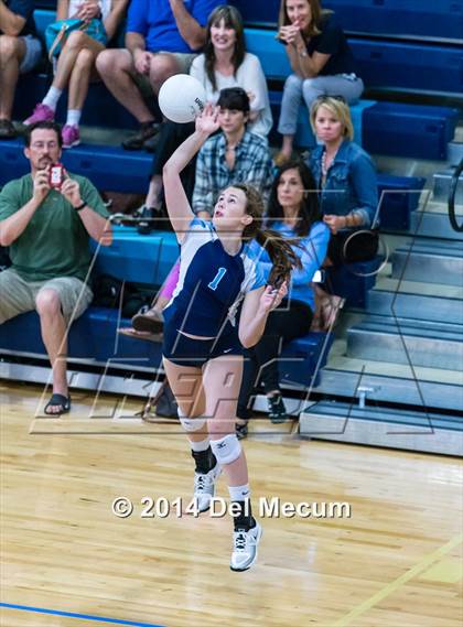 Thumbnail 3 in Berkeley Prep vs. Academy of Holy Names (Berkeley JV Tournament) photogallery.