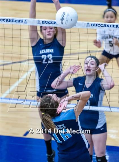 Thumbnail 3 in Berkeley Prep vs. Academy of Holy Names (Berkeley JV Tournament) photogallery.