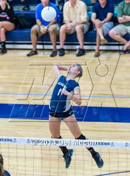 Thumbnail 3 in Berkeley Prep vs. Academy of Holy Names (Berkeley JV Tournament) photogallery.