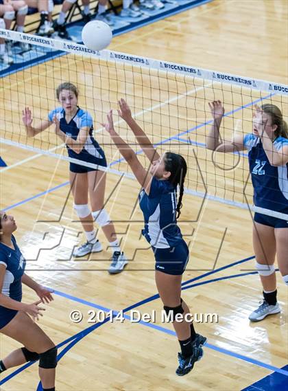 Thumbnail 3 in Berkeley Prep vs. Academy of Holy Names (Berkeley JV Tournament) photogallery.