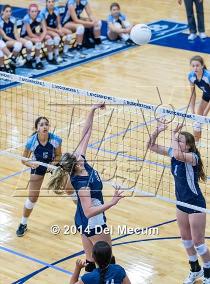 Thumbnail 1 in Berkeley Prep vs. Academy of Holy Names (Berkeley JV Tournament) photogallery.