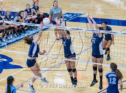 Thumbnail 2 in Berkeley Prep vs. Academy of Holy Names (Berkeley JV Tournament) photogallery.