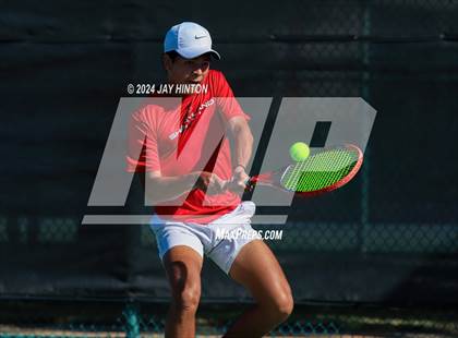 Thumbnail 2 in Sharyland vs Wylie (UIL 5A Tennis Semifinals) photogallery.