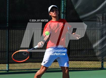 Thumbnail 2 in Sharyland vs Wylie (UIL 5A Tennis Semifinals) photogallery.