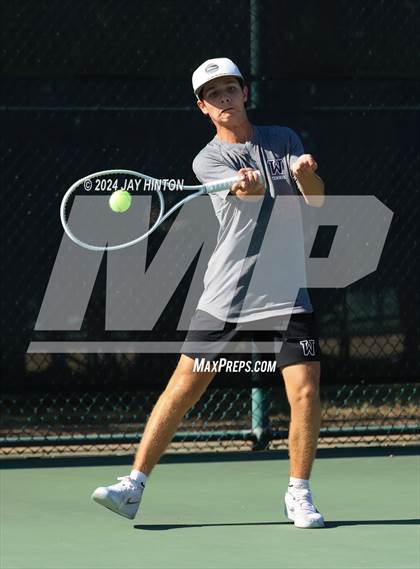 Thumbnail 2 in Sharyland vs Wylie (UIL 5A Tennis Semifinals) photogallery.