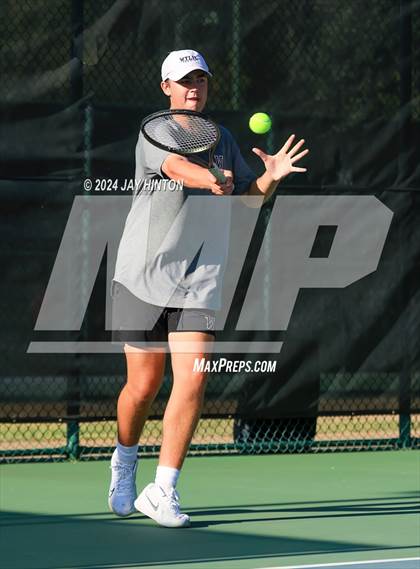Thumbnail 2 in Sharyland vs Wylie (UIL 5A Tennis Semifinals) photogallery.