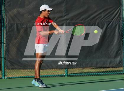 Thumbnail 3 in Sharyland vs Wylie (UIL 5A Tennis Semifinals) photogallery.