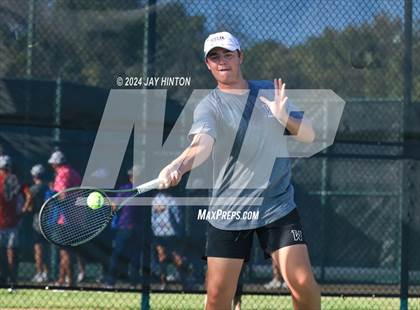 Thumbnail 3 in Sharyland vs Wylie (UIL 5A Tennis Semifinals) photogallery.