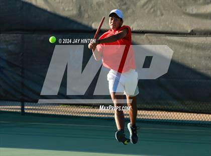 Thumbnail 3 in Sharyland vs Wylie (UIL 5A Tennis Semifinals) photogallery.