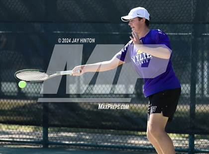 Thumbnail 2 in Sharyland vs Wylie (UIL 5A Tennis Semifinals) photogallery.