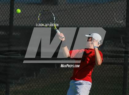 Thumbnail 2 in Sharyland vs Wylie (UIL 5A Tennis Semifinals) photogallery.