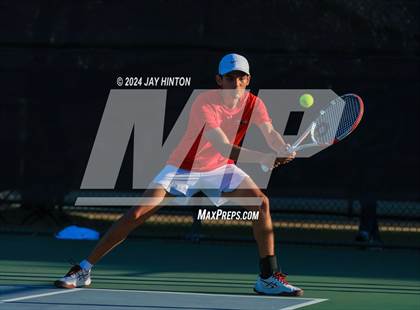 Thumbnail 2 in Sharyland vs Wylie (UIL 5A Tennis Semifinals) photogallery.
