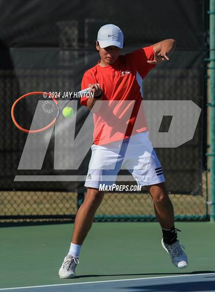 Thumbnail 1 in Sharyland vs Wylie (UIL 5A Tennis Semifinals) photogallery.