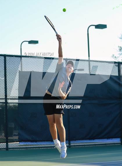 Thumbnail 2 in Sharyland vs Wylie (UIL 5A Tennis Semifinals) photogallery.