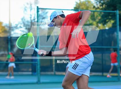Thumbnail 2 in Sharyland vs Wylie (UIL 5A Tennis Semifinals) photogallery.