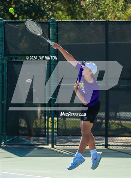 Thumbnail 2 in Sharyland vs Wylie (UIL 5A Tennis Semifinals) photogallery.
