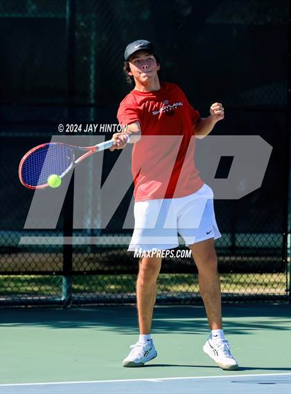 Thumbnail 2 in Sharyland vs Wylie (UIL 5A Tennis Semifinals) photogallery.