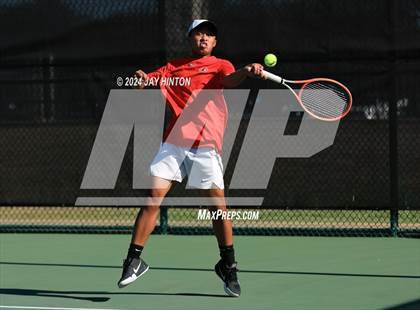 Thumbnail 1 in Sharyland vs Wylie (UIL 5A Tennis Semifinals) photogallery.