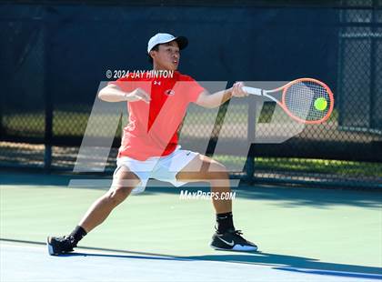 Thumbnail 1 in Sharyland vs Wylie (UIL 5A Tennis Semifinals) photogallery.