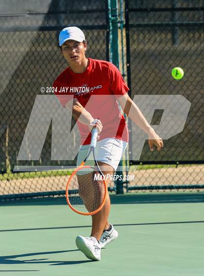 Thumbnail 2 in Sharyland vs Wylie (UIL 5A Tennis Semifinals) photogallery.