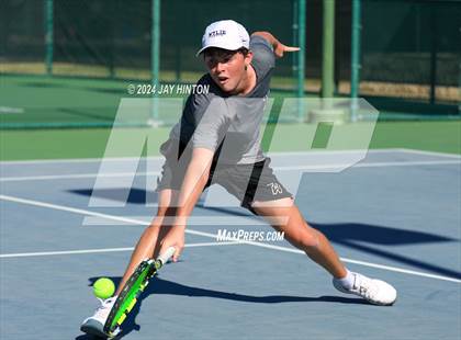 Thumbnail 3 in Sharyland vs Wylie (UIL 5A Tennis Semifinals) photogallery.