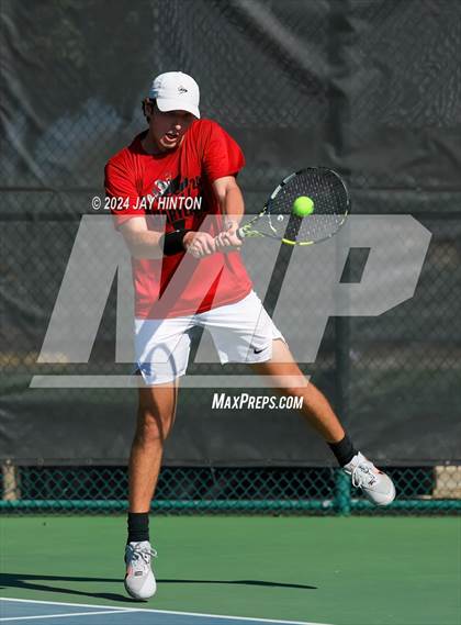 Thumbnail 3 in Sharyland vs Wylie (UIL 5A Tennis Semifinals) photogallery.