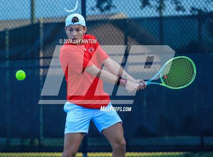 Thumbnail 3 in Sharyland vs Wylie (UIL 5A Tennis Semifinals) photogallery.