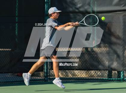 Thumbnail 3 in Sharyland vs Wylie (UIL 5A Tennis Semifinals) photogallery.