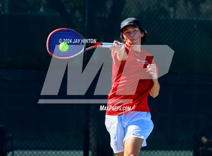 Thumbnail 1 in Sharyland vs Wylie (UIL 5A Tennis Semifinals) photogallery.