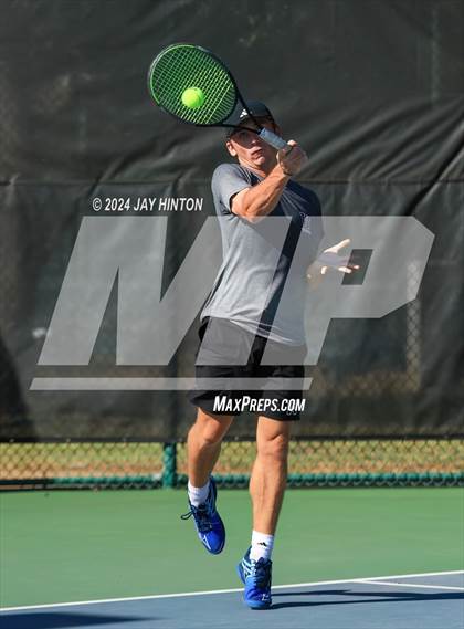 Thumbnail 3 in Sharyland vs Wylie (UIL 5A Tennis Semifinals) photogallery.