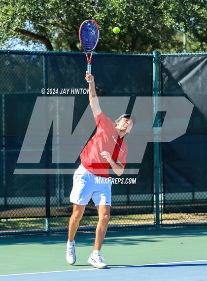 Thumbnail 1 in Sharyland vs Wylie (UIL 5A Tennis Semifinals) photogallery.
