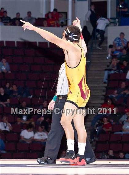 Thumbnail 2 in CIF State Boys Wrestling Championships (Finals) photogallery.