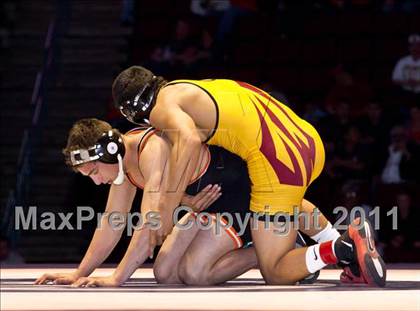 Thumbnail 3 in CIF State Boys Wrestling Championships (Finals) photogallery.