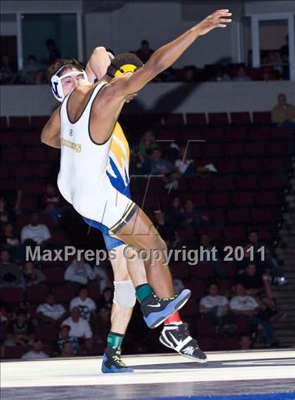 Thumbnail 2 in CIF State Boys Wrestling Championships (Finals) photogallery.