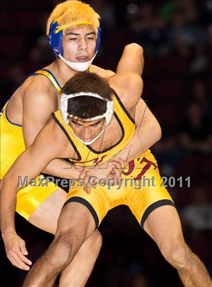 Thumbnail 1 in CIF State Boys Wrestling Championships (Finals) photogallery.