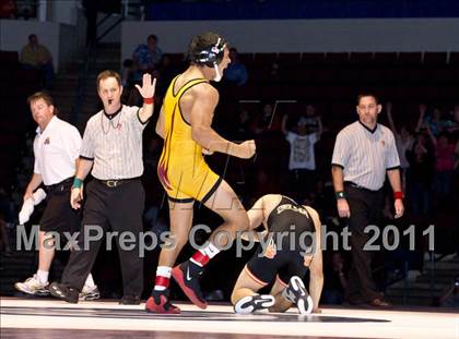 Thumbnail 1 in CIF State Boys Wrestling Championships (Finals) photogallery.