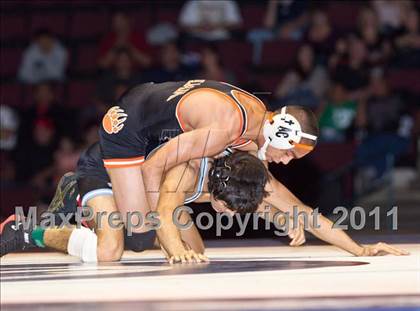 Thumbnail 2 in CIF State Boys Wrestling Championships (Finals) photogallery.