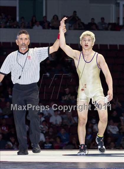 Thumbnail 3 in CIF State Boys Wrestling Championships (Finals) photogallery.