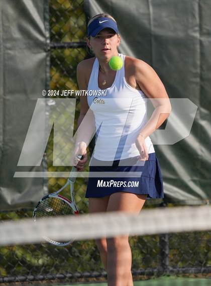 Thumbnail 1 in NCHSAA 3A Tennis Doubles Final photogallery.