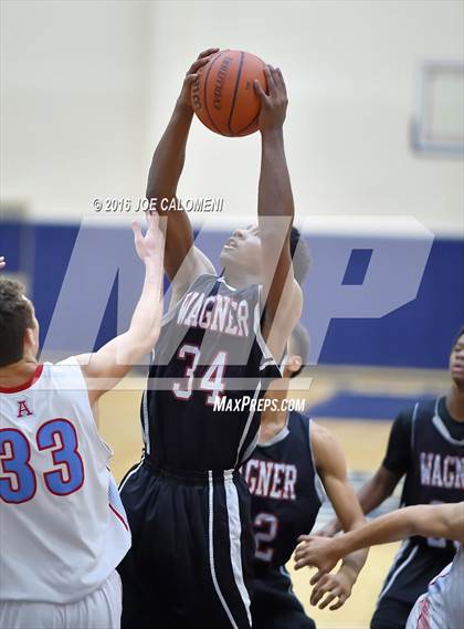 Thumbnail 2 in Antonian Prep JV vs Wagner JV (SAISD Invitational) photogallery.