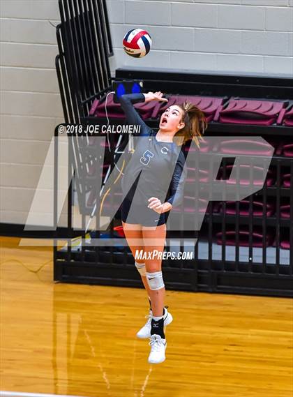 Thumbnail 2 in Boerne-Champion vs Lee [Robert E.] (NEISD Volleyball Tournament) photogallery.